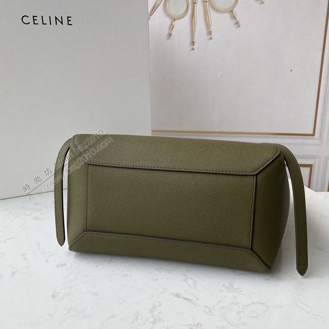 Celine女包 賽琳經典款大號女包 Celine belt bag 掌紋牛皮鯰魚包 189103  slyd2203